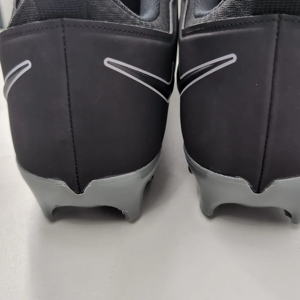 Nike Alpha Menace 4 Pro Football Cleats Black Grey White FB6834-001 Mens 15